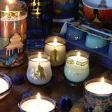 Candlelight three votive candles pear fig - British product