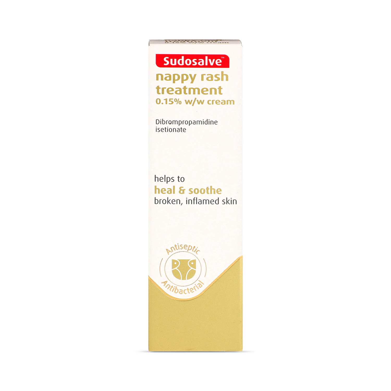 Sudosalve nappy rash cream 25g, imported from the UK