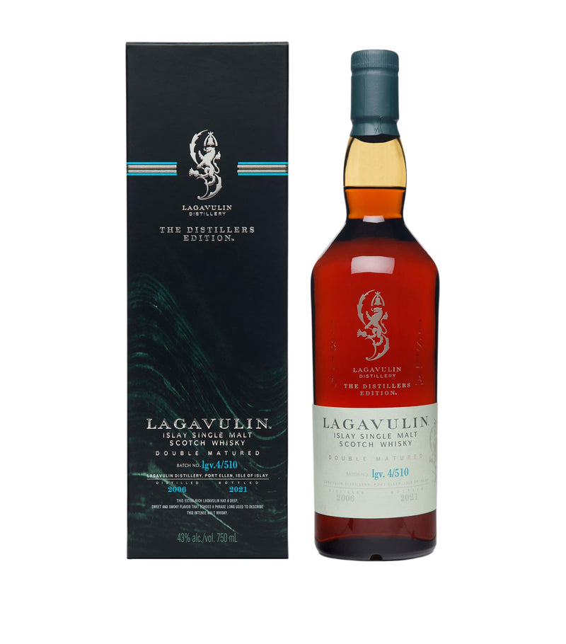 Lagavulin Islay Single Malt Scotch Whisky Distillers Edition 70cl, UK version