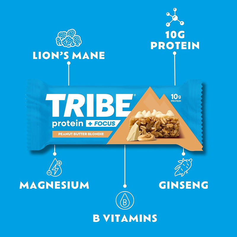 Tribe Protein Bar Peanut Butter Blondie 60g - British product