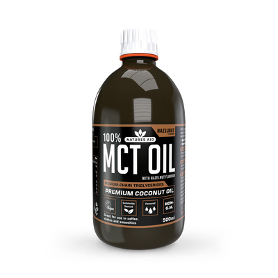 Holland & Barrett Natures Aid MCT Oil with Hazelnut Flavour 500ml- Buy online at McGrocer