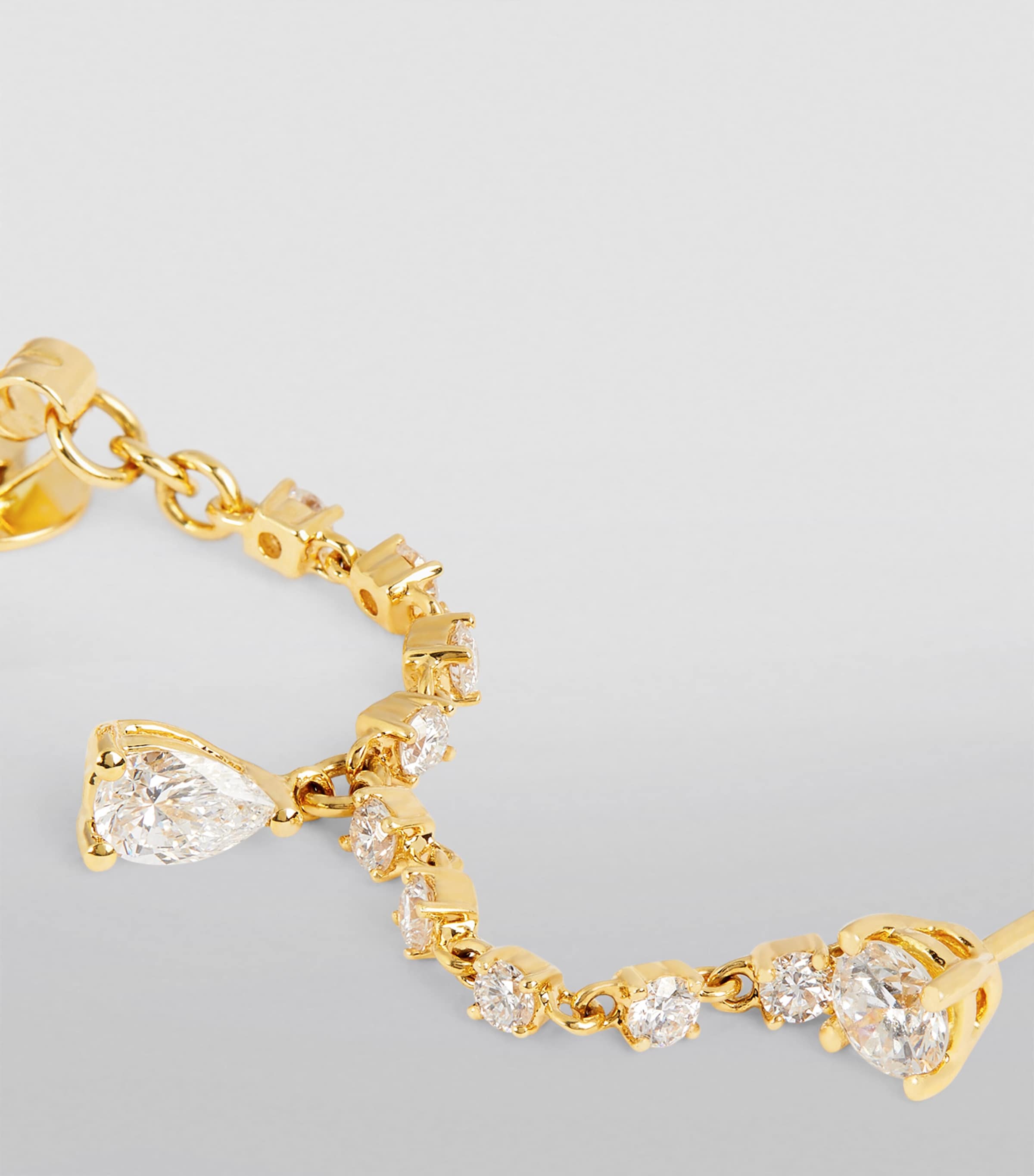 Anita Ko Olivia single earring yellow gold diamonds - British product