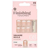 Superdrug Finishing Touches Fake Nails Extra Short Pink (British brand)