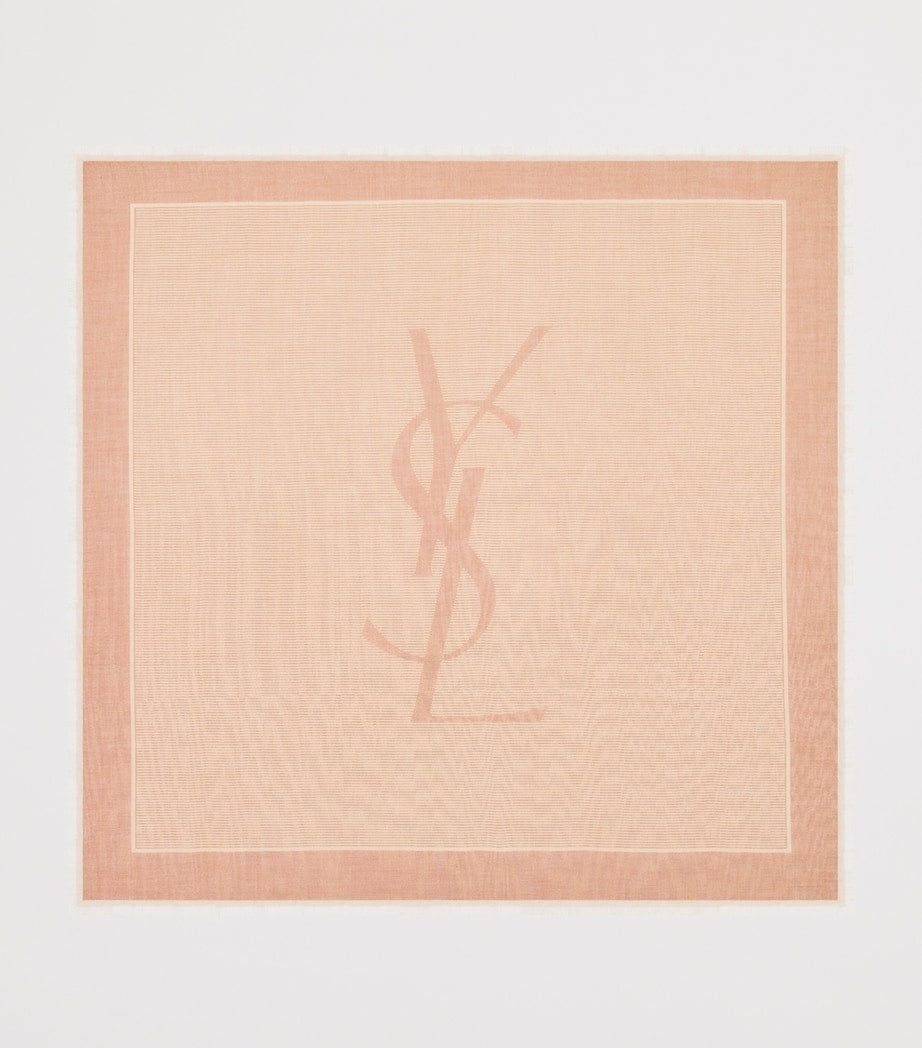 Saint Laurent Cassandre scarf 135cm, imported from the UK