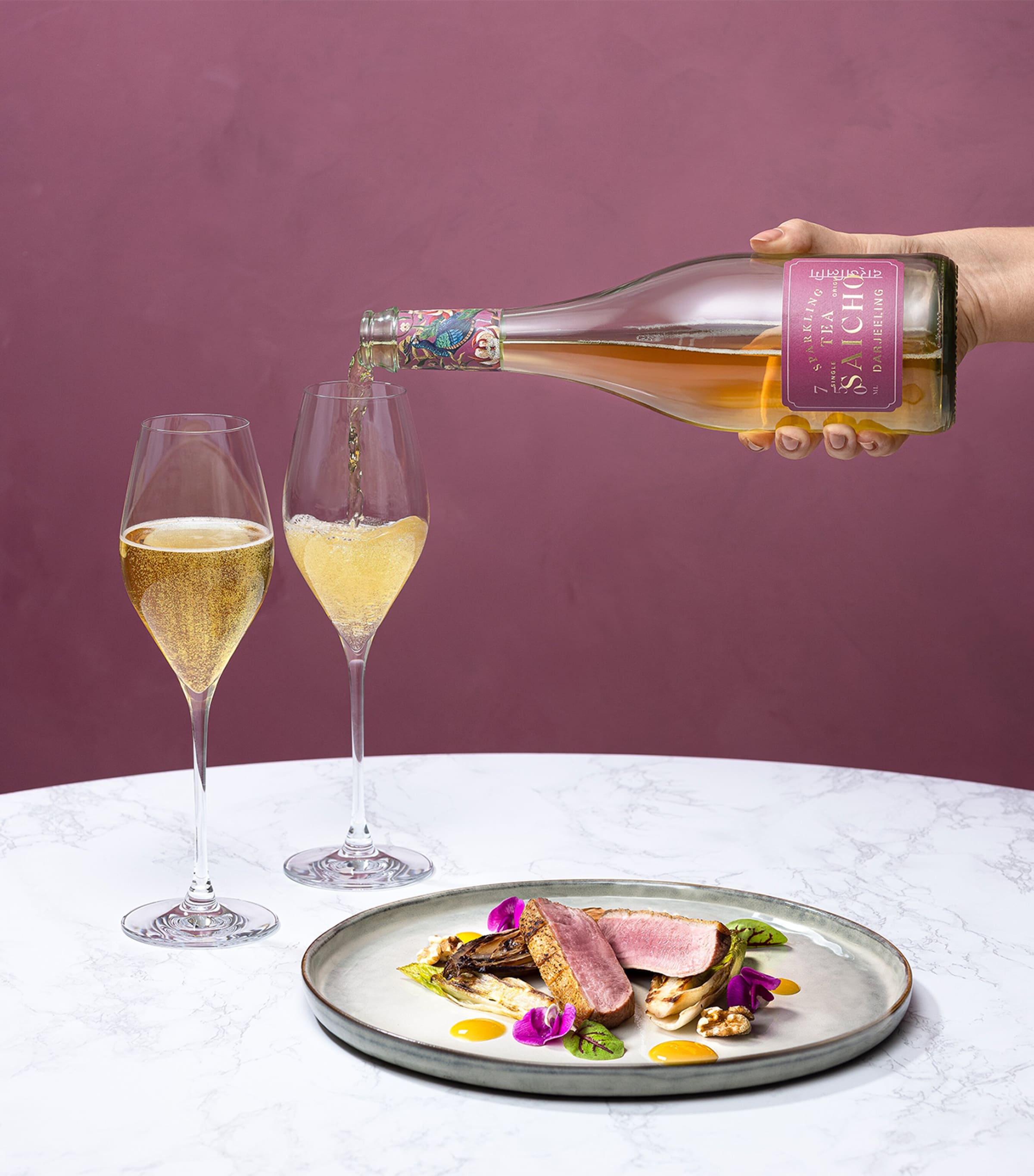 SAICHO Darjeeling sparkling tea 75cl (British brand)