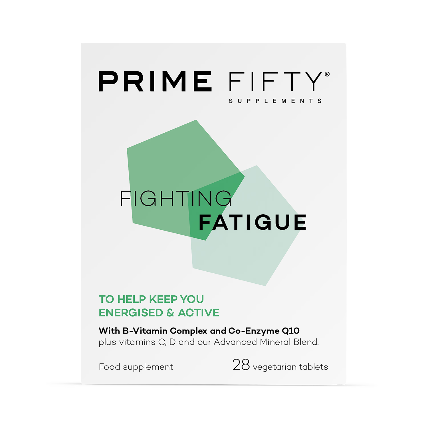 Fighting Fatigue energy supplement with iron and vitamin B12 28 tablets (British brand)