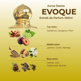 Auraa Evoque Extrait de Parfum 100ml, imported from the UK