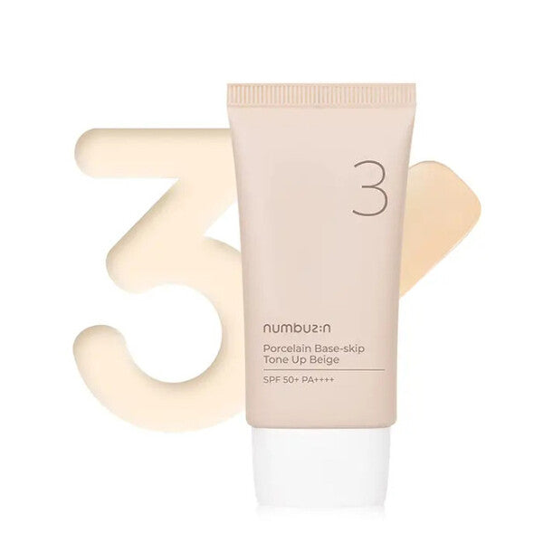 NUMBUZIN No. 3 Porcelain Base-skip Tone Up Beige 50ml GOODS Superdrug   