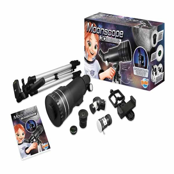 Buki MoonScope telescope 70mm with tripod and smartphone holder (British brand)