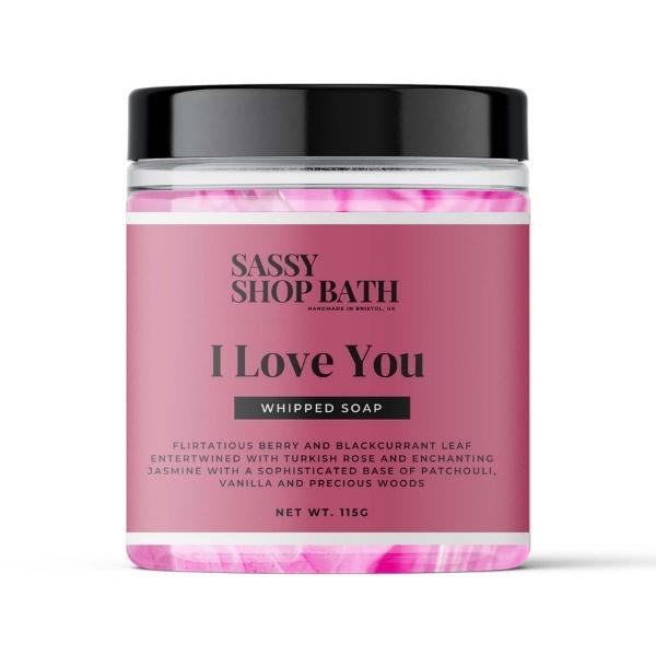 Sassy Shop Wax  I Love You Whipped Soap 115g