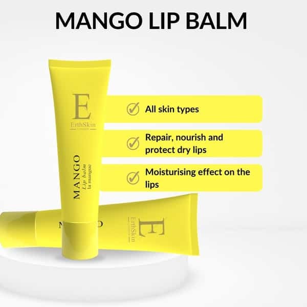 Erth Skin premium mango lip balm 15ml tub , UK version