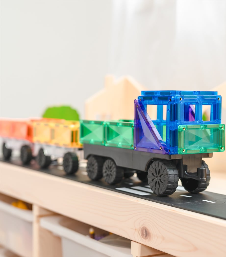 Connetix Tiles Rainbow Transport Pack 50 pieces (British brand)