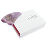 White Lotus Beauty amethyst gua sha facial tool, UK version