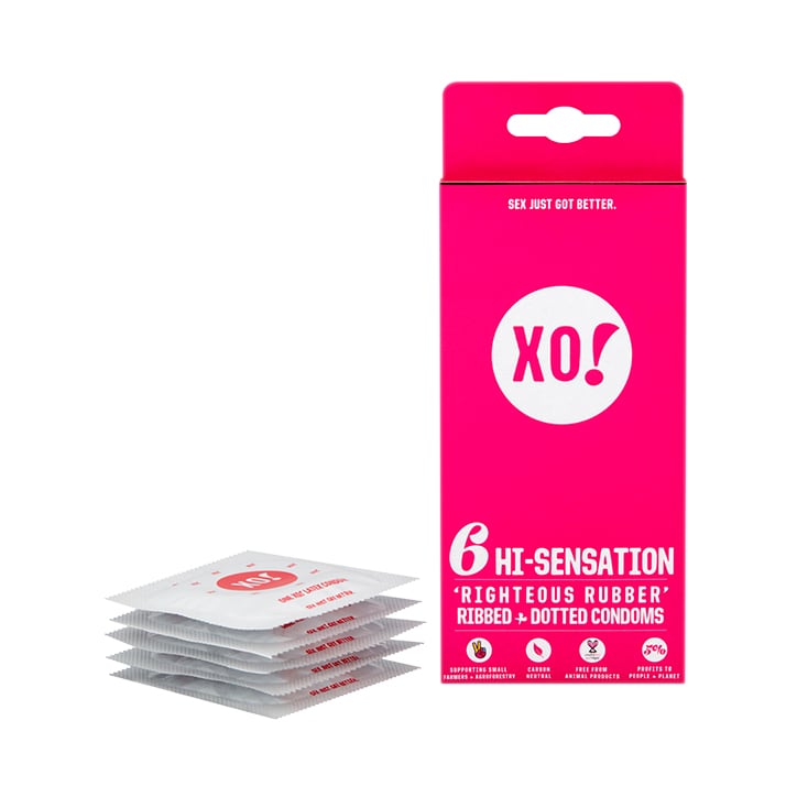 XO! Hi-Sensation Condoms - 6 Pack