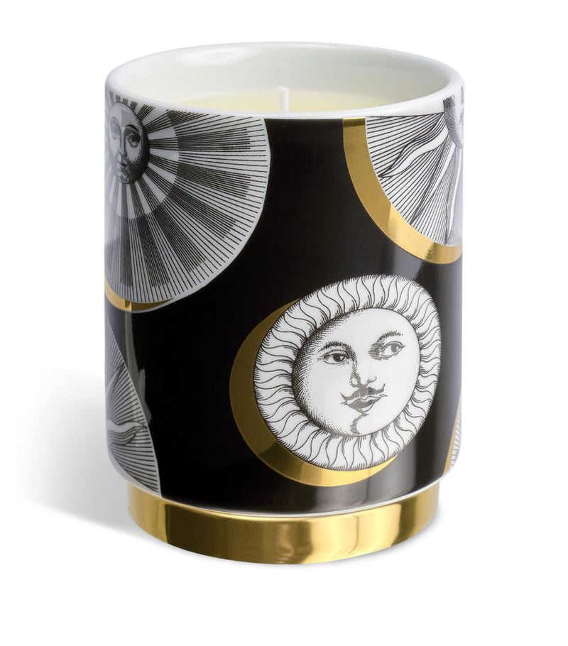 Fornasetti Soli e Lune scented candle with gold detailing, 235g - British product