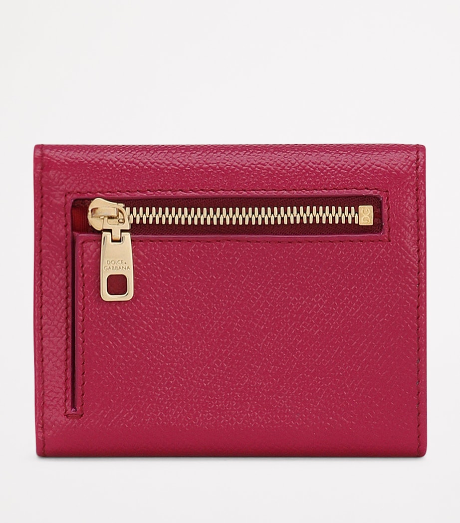 Dolce&Gabbana Dauphine leather wallet compact size - British product