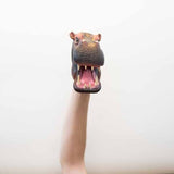 Wild Thingz hippo hand puppet, realistic features, UK version