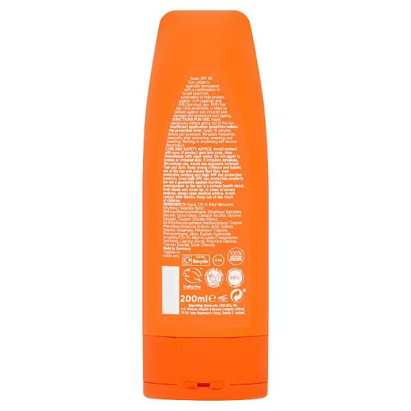 Solait Sun Lotion SPF 50 200ml classic (British brand)