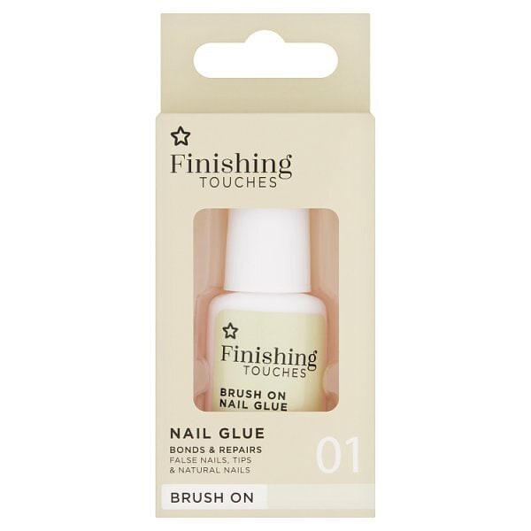 Superdrug Finishing Touches Brush On Nail Glue GOODS Superdrug   