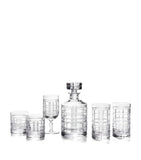 Ralph Lauren Hudson Plaid iced beverage glass, imported from the UK