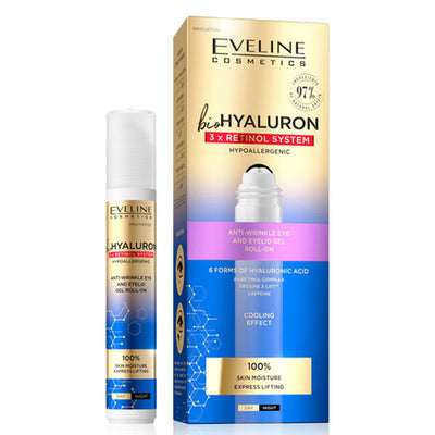 Superdrug Eveline Bio Hyaluron Anti-Wrinkle Eye Gel Roll-On- Buy online at McGrocer