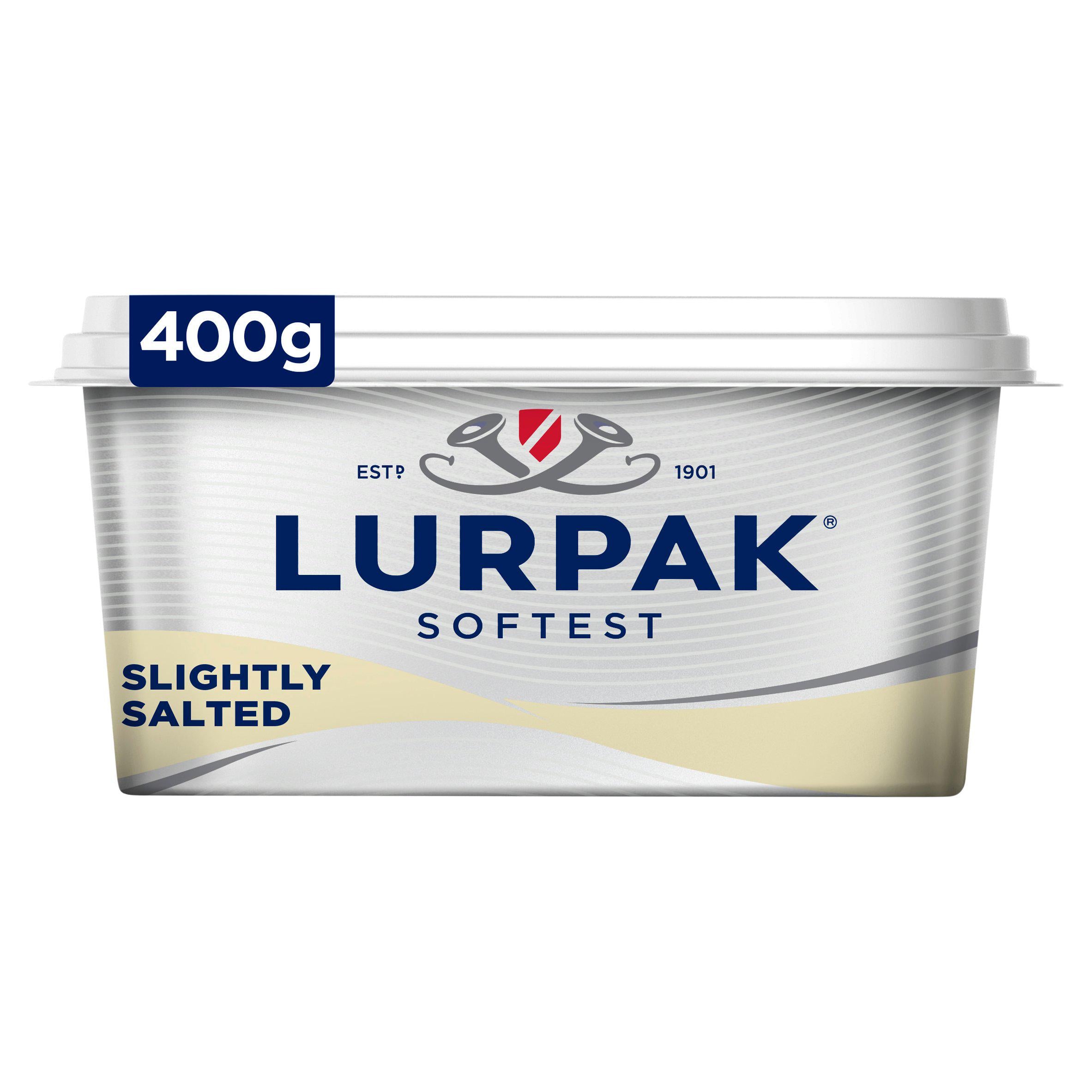 Lurpak Campuran Paling Lembut Mentega Masin & Minyak Biji Serai 400g ...