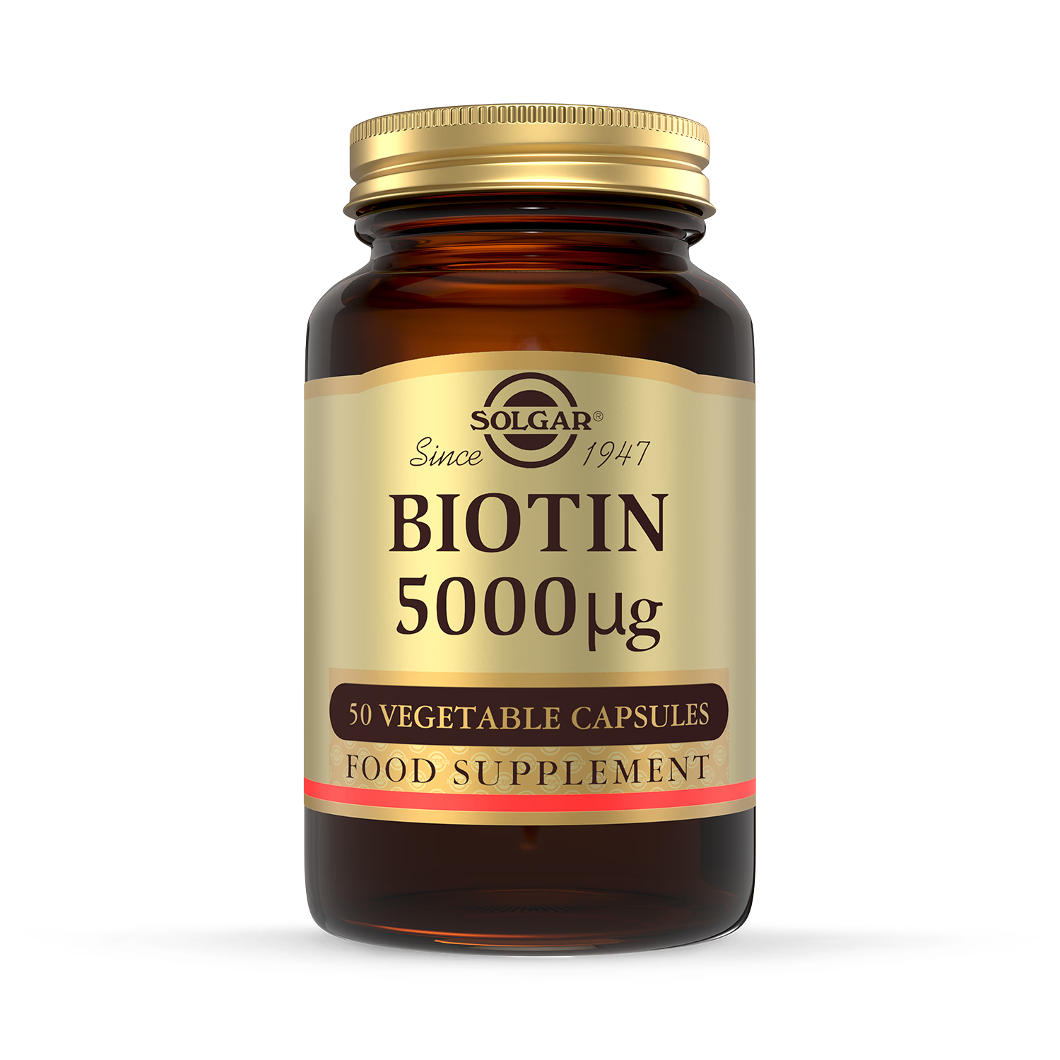 Solgar biotin capsules 5000mcg 50 (British brand)