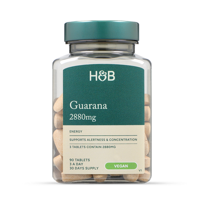 Holland & Barrett Holland & Barrett Medium Strength Guarana 90 Tablets- Buy online at McGrocer