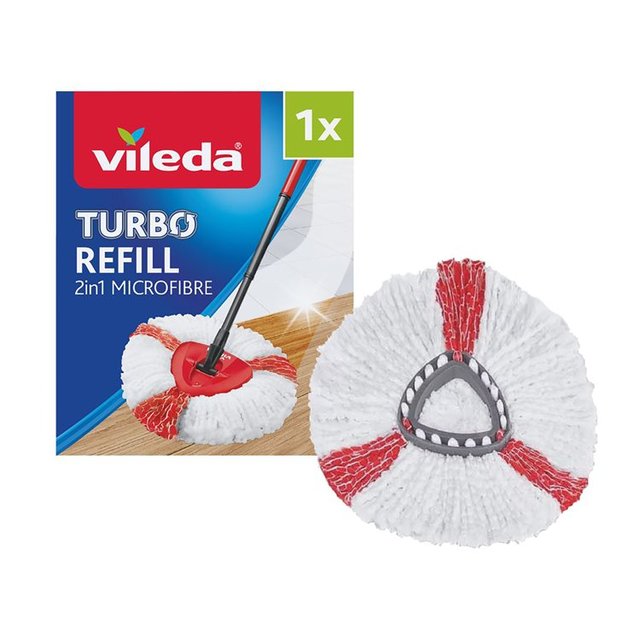 Vileda Turbo 2in1 Mop Refill Accessories & Cleaning M&S   