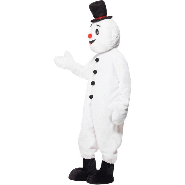 Smiffys snowman mascot costume with large head, imported from the UK