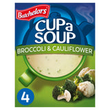 Batchelors Cup a Soup, Broccoli & Cauliflower x4 101g Soups Sainsburys   