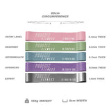 Phoenix Fitness Loop Bands Pastel (British brand)