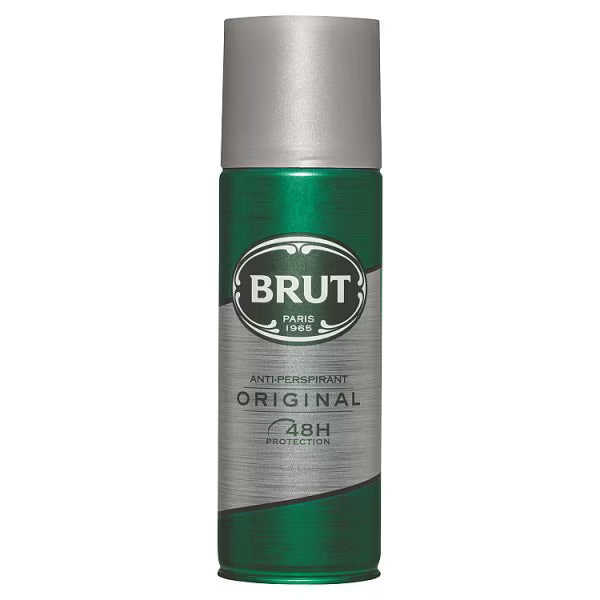Brut Men's anti-perspirant spray bottle 200ml - British product