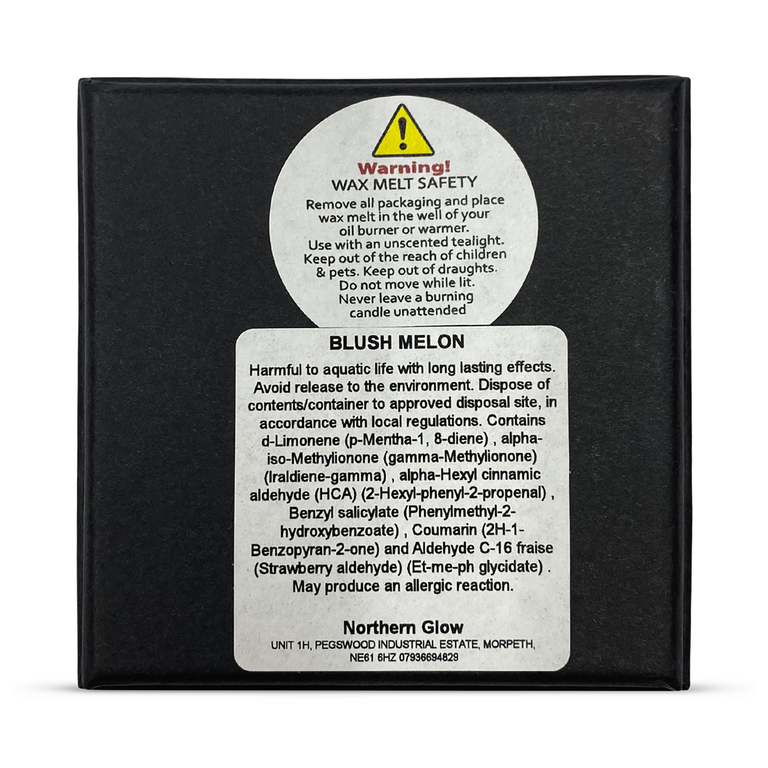Scented wax melt blush melon 90g - British product