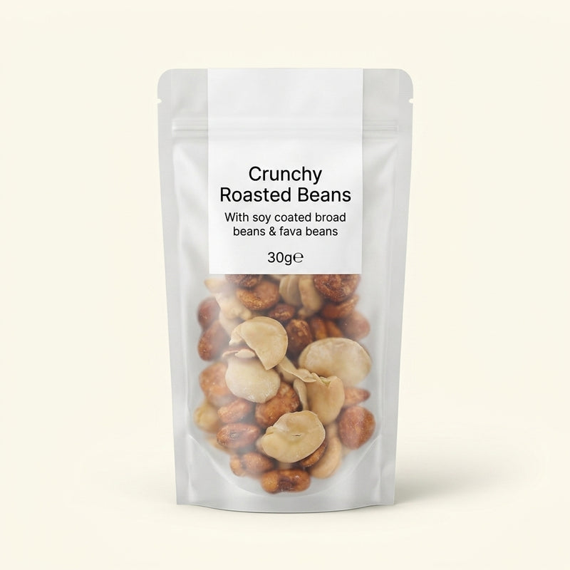 Holland & Barrett high fibre crunchy roasted beans 30g, UK version