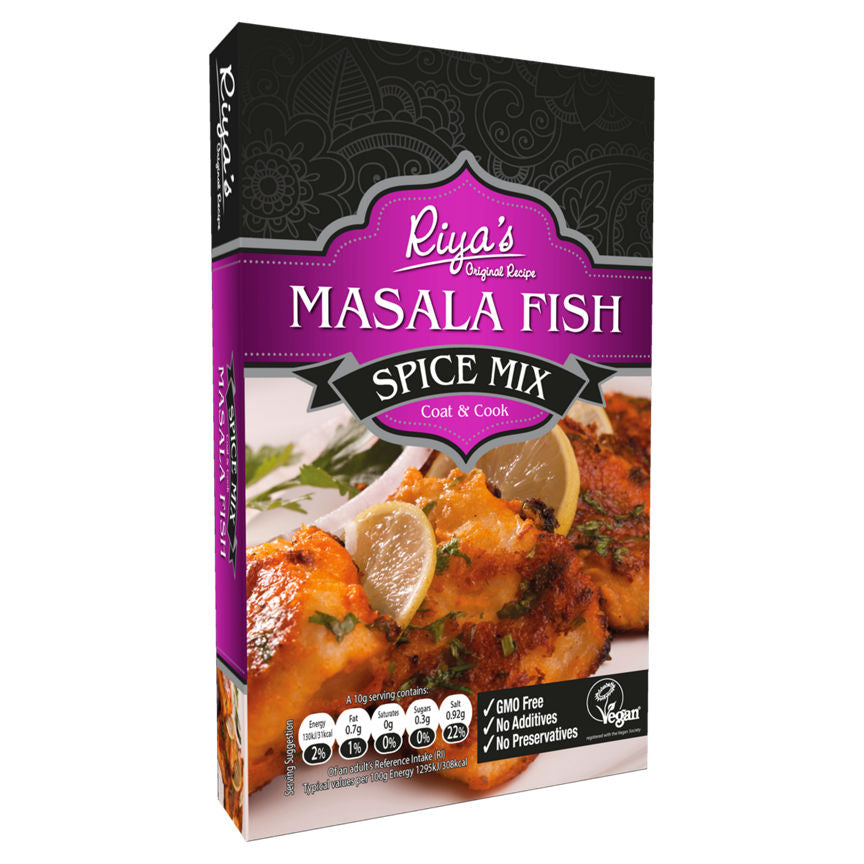 Riya's Original Recipe Masala Fish Coat & Fry Mix GOODS ASDA   