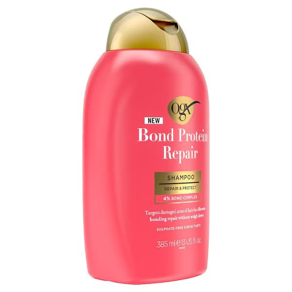 Ogx Bond Protein Repair Shampoo 385ml, imported from the UK