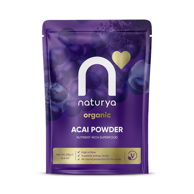 Holland & Barrett Naturya Organic Acai Powder 125g- Buy online at McGrocer