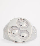 Bleue Burnham Oval Chloroplast Impression signet ring, imported from the UK