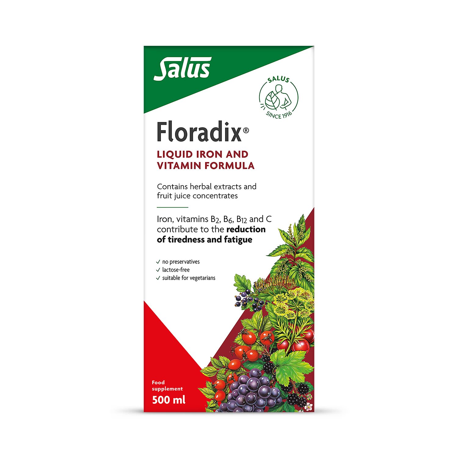 Liquid Iron and Vitamin Formula Supplement 500ml