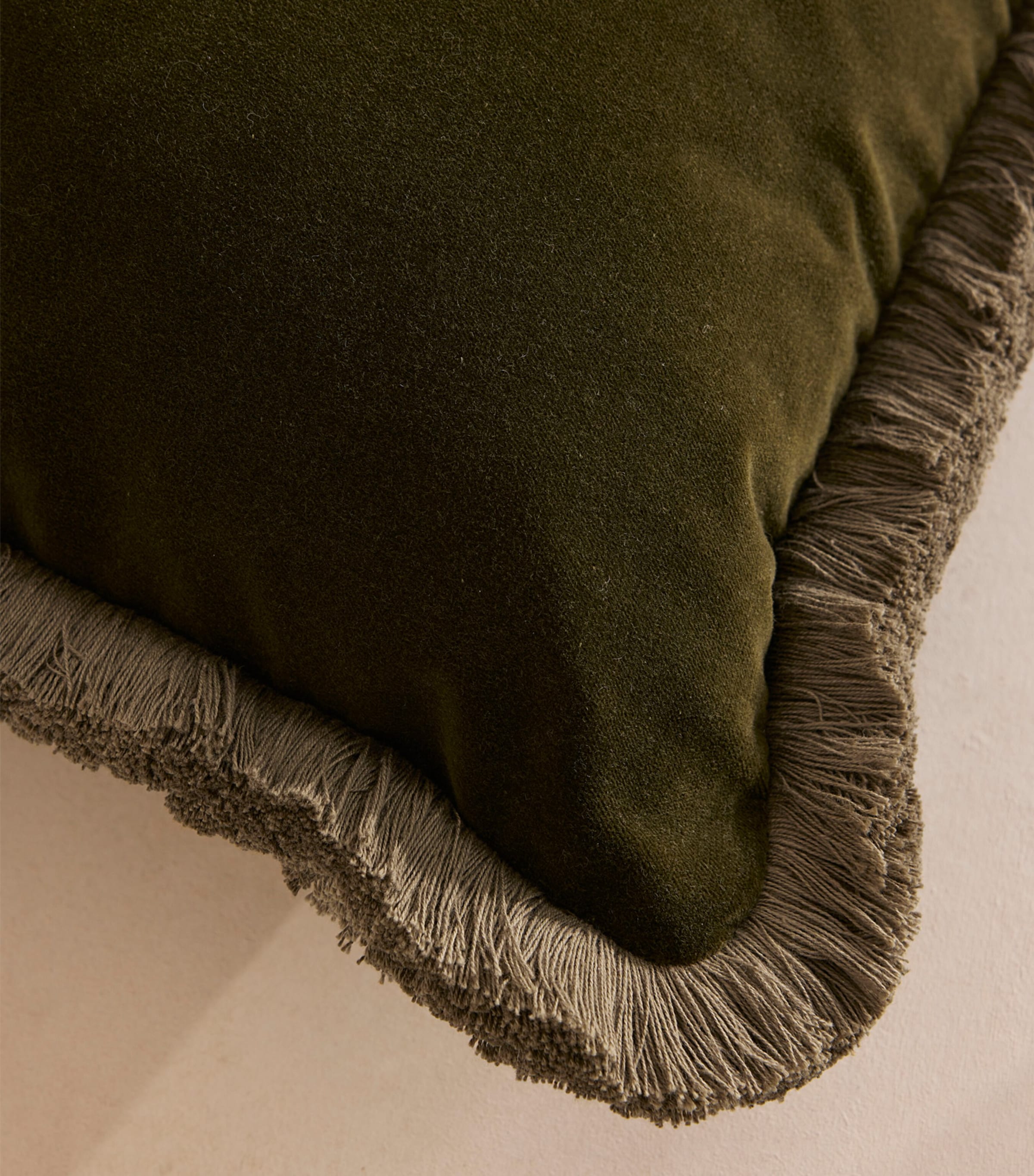 Soho Home Velvet Margeaux cushion 50cm x 50cm (British brand)