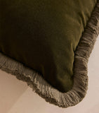 Soho Home Velvet Margeaux cushion 50cm x 50cm (British brand)