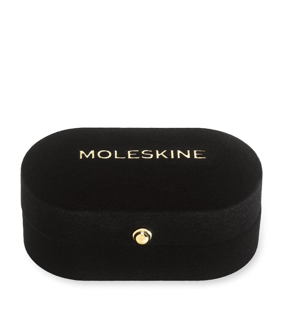 Moleskine gold-plated T notebook charm, imported from the UK