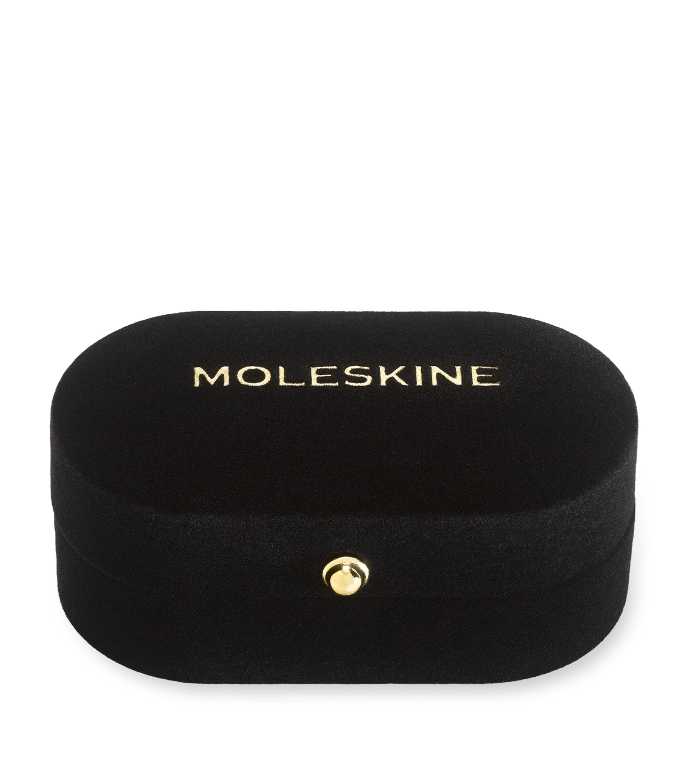 Moleskine gold-plated T notebook charm, imported from the UK