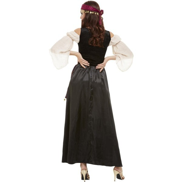 Smiffys deluxe fortune teller costume with dress and headband, UK version