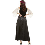 Smiffys deluxe fortune teller costume with dress and headband, UK version