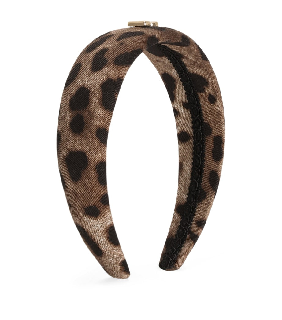 Dolce&Gabbana leopard print headband, imported from the UK