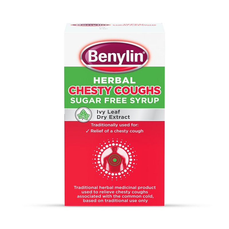 Benylin Kräuterhustensirup zuckerfrei 100ml - Britisches Produkt