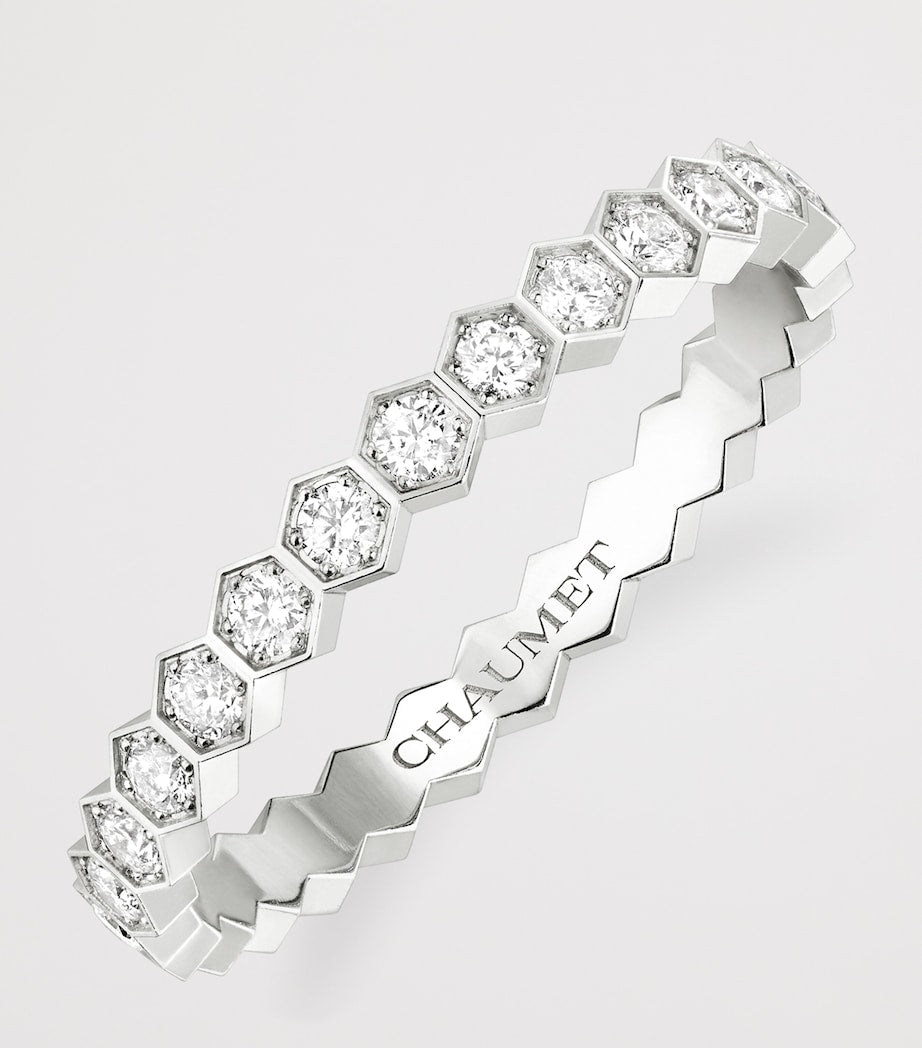 Chaumet white gold and diamond ring, UK version