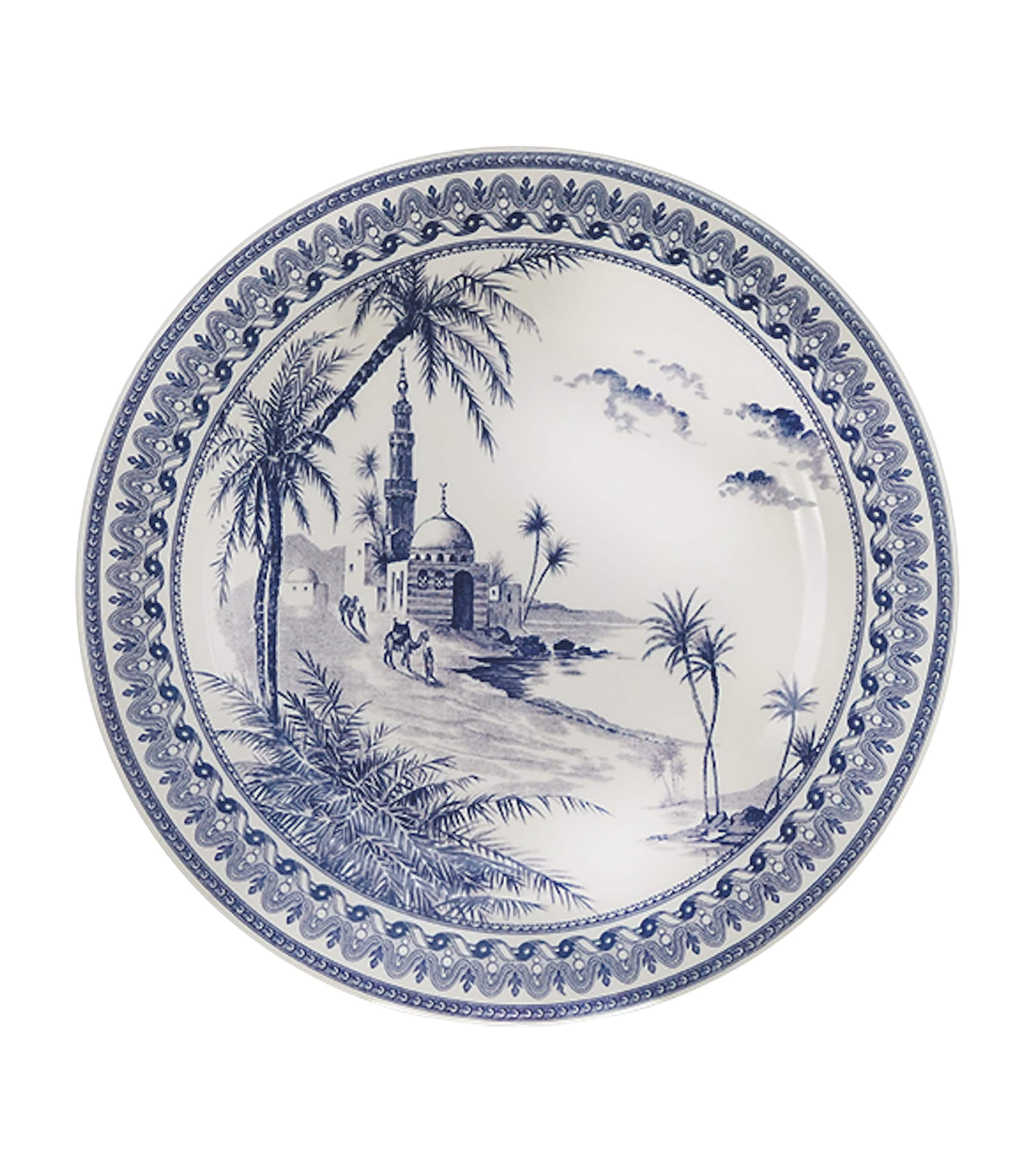 Gien Dépareillé dessert plates set of 6 ceramic, UK version